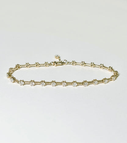 Diana Spaced Diamond Bracelet