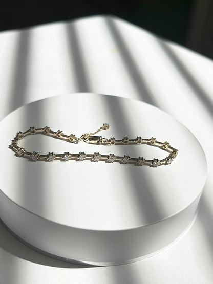 Diana Spaced Diamond Bracelet