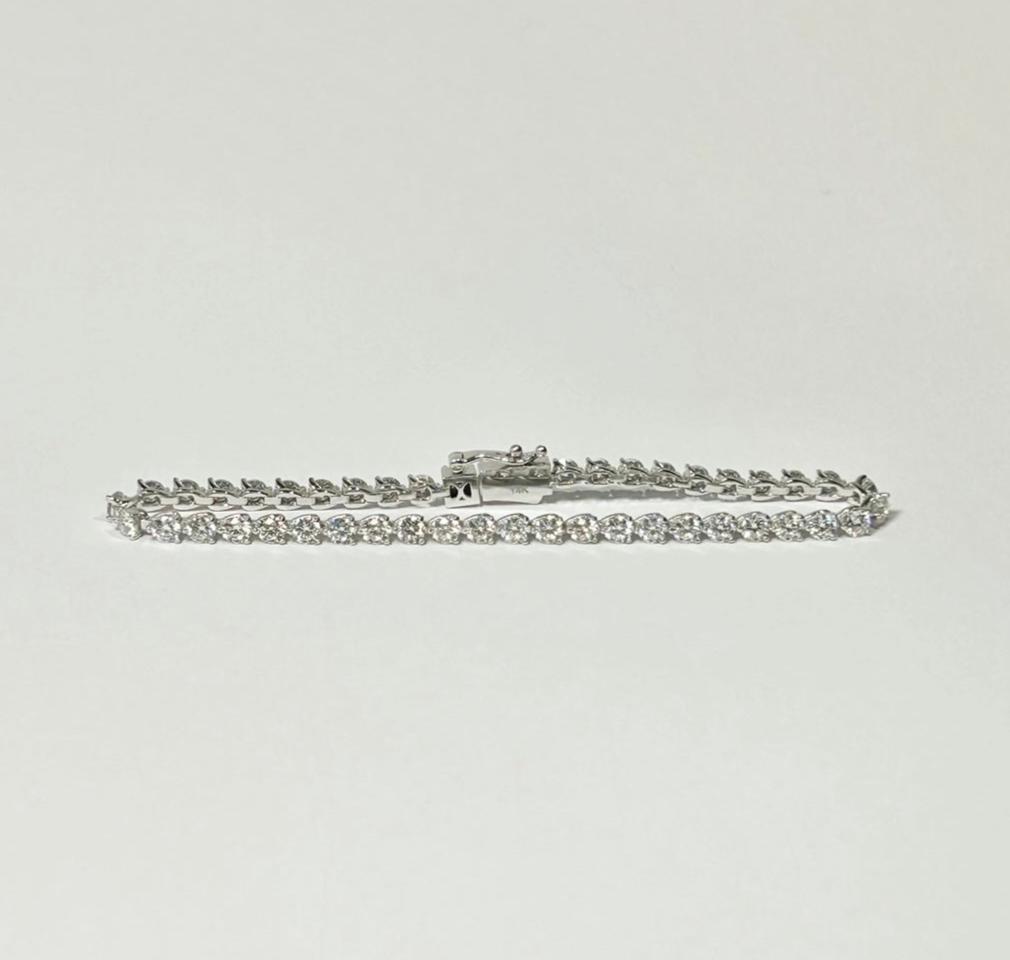 14k 8ctw Tennis Bracelet