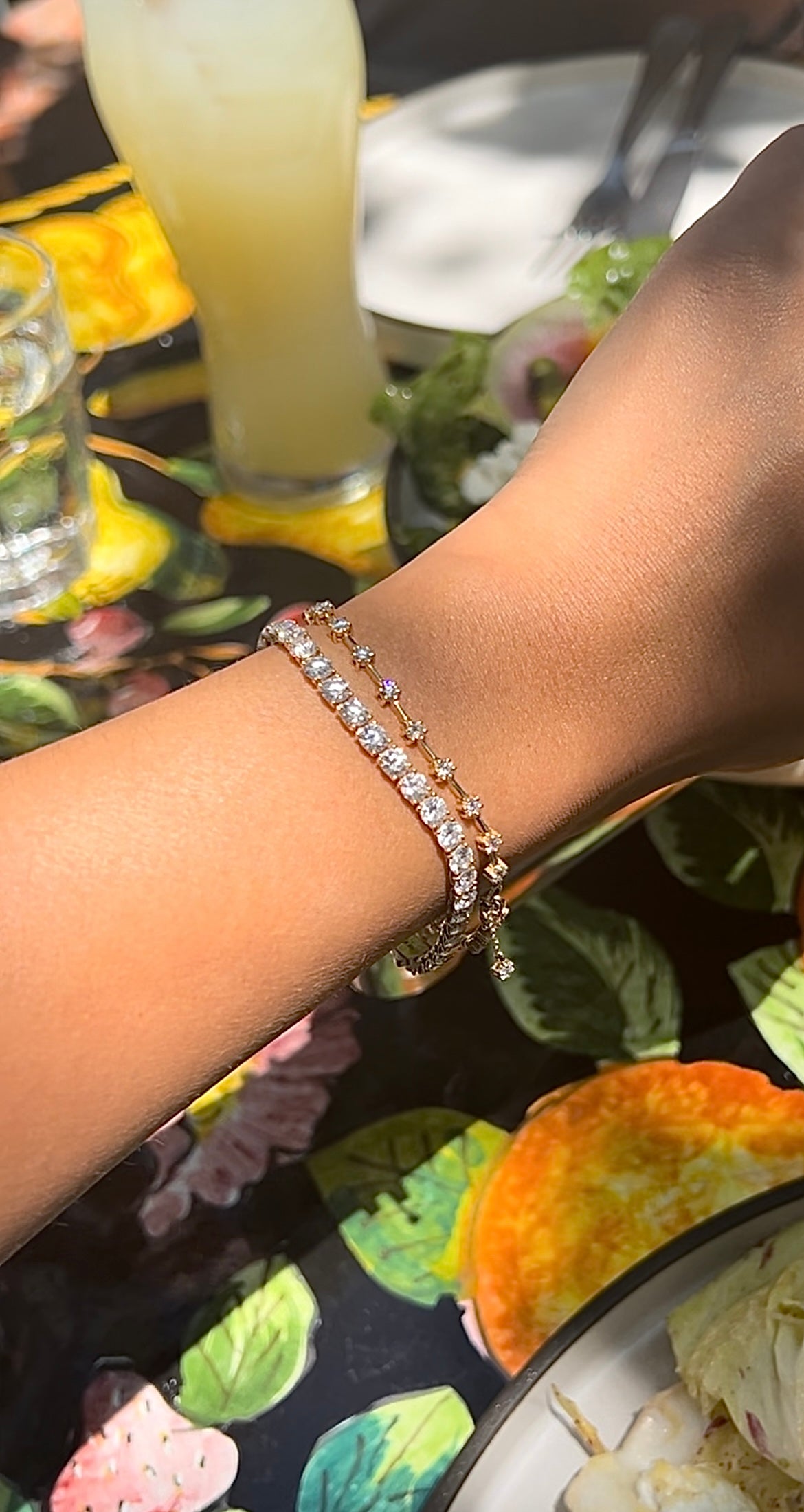 Diana Spaced Diamond Bracelet