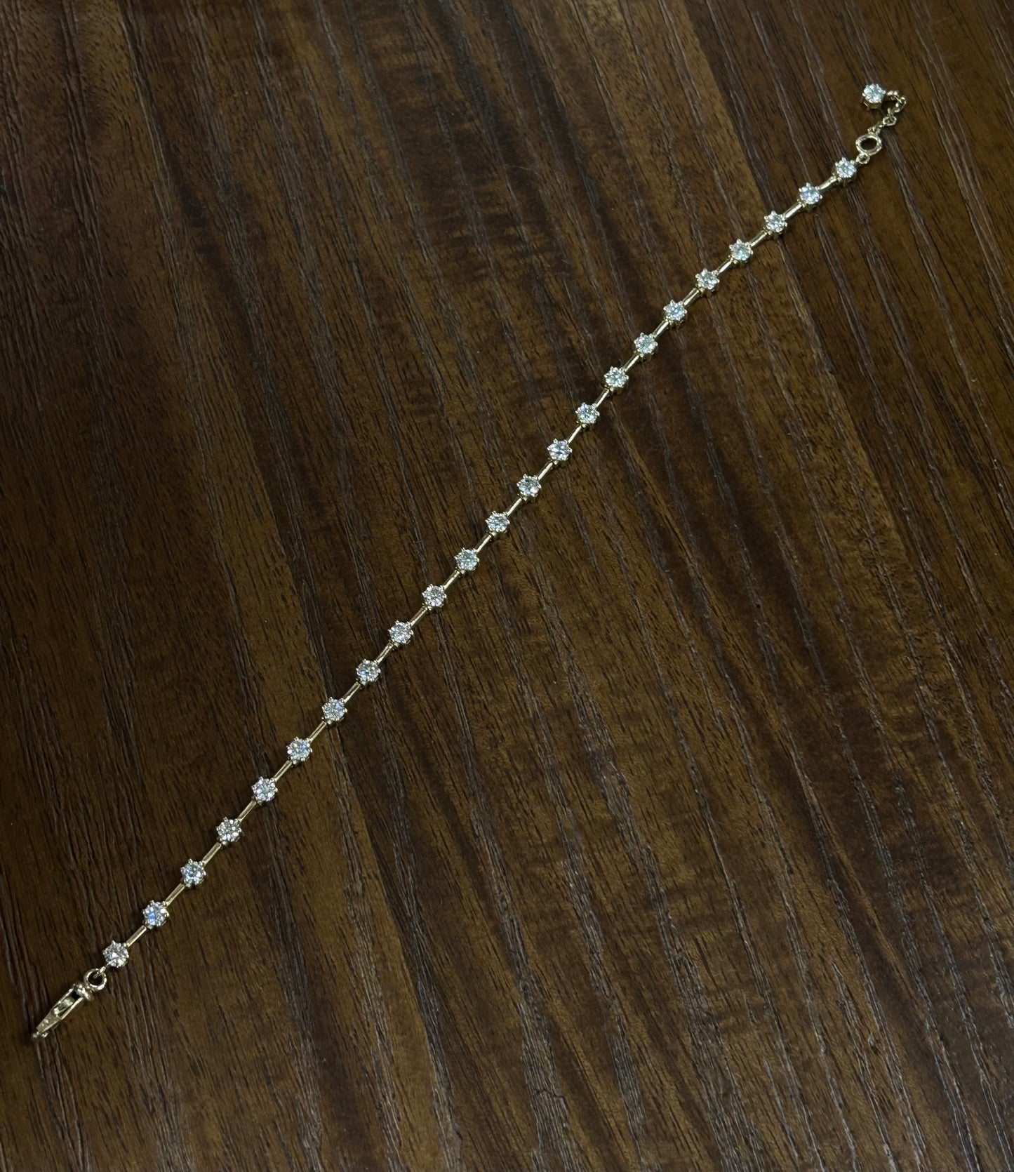 Diana Spaced Diamond Bracelet